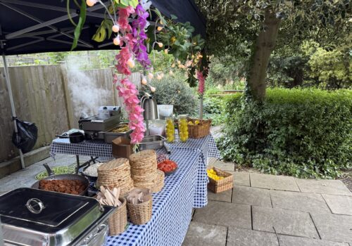Greek Street Food - Set up